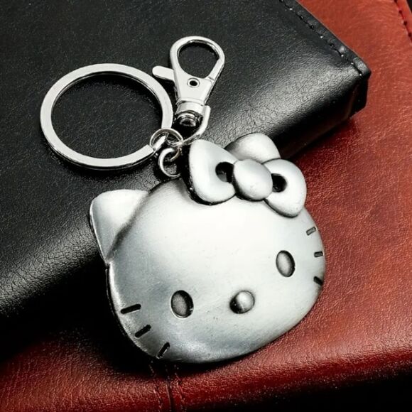 3 for $26 - Hello Kitty Metal Keychain Bag Charm Sanrio - Picture 4 of 6